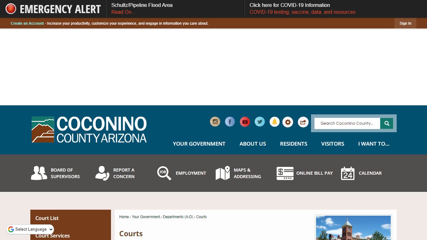 Courts - Coconino County, Arizona